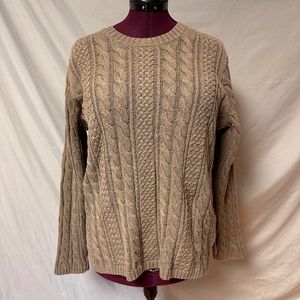 Jeanne Pierre cable knit sweater
